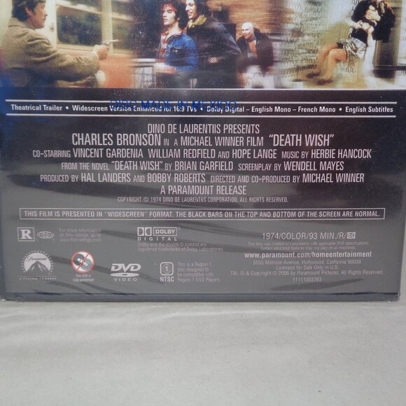 DEATH WISH New DVD / Widescreen / Charles Bronson - Picture 4 of 6